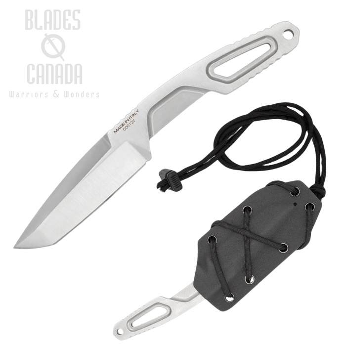 Extrema Ratio Versa Fixed Blade Knife, N690 Satin, Kydex Sheath